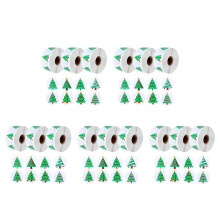 15Rolls Multi Christmas Label Stickers Self Adhesive Decorative Seals