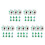 15Rolls Multi Christmas Label Stickers Self Adhesive Decorative Seals 1