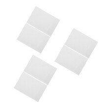 6Sheets White Plastic Mini House DIY Roof Tiles for Dollhouse Decor