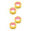 4Rolls Yellow Self Adhesive Warning Tape for Packaging and Shipping 1