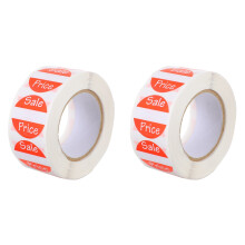 2Rolletjes Prijsetiketten Verkoopstickers Voor Detailhandel