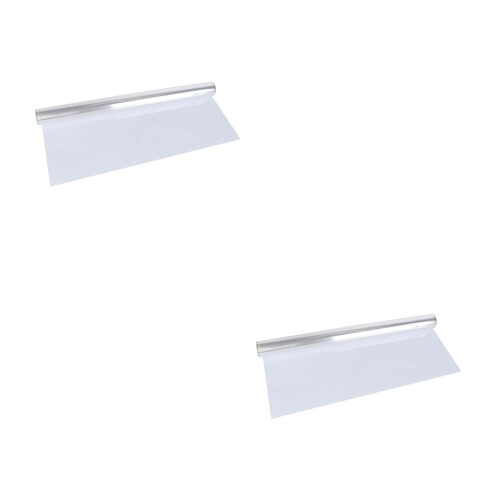 2Rolls Transparent Opp Cellophane Wrap for Gift Packing