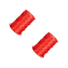 2Rolls Red Handwoven Bracelet Rope DIY Jewelry Making Cord