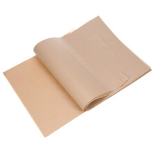 100St Non-Stick Bakpapier Voor Airfryer Lichtbruin En Olieabsorberend
