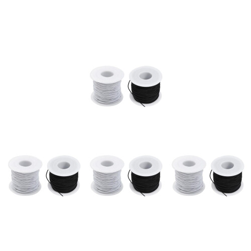 8Rolls DIY Bracelet String Elastic Thread for Beaded Jewelry Making