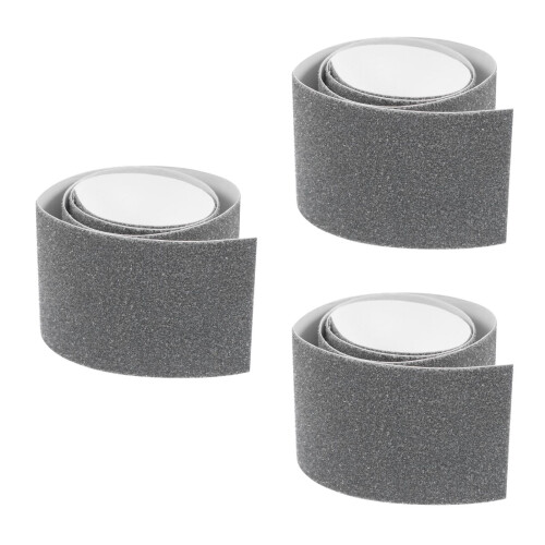 3Rouleaux Bande Décorative Route DIY En Résine Gris Pour Réduit
