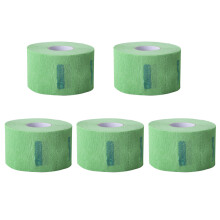 15Rolls Disposable Neck Paper Green High- Neck Strip