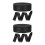 2Rolls Black Flat Wide Elastic Band with Nonslip Grip for Sewing Use 1