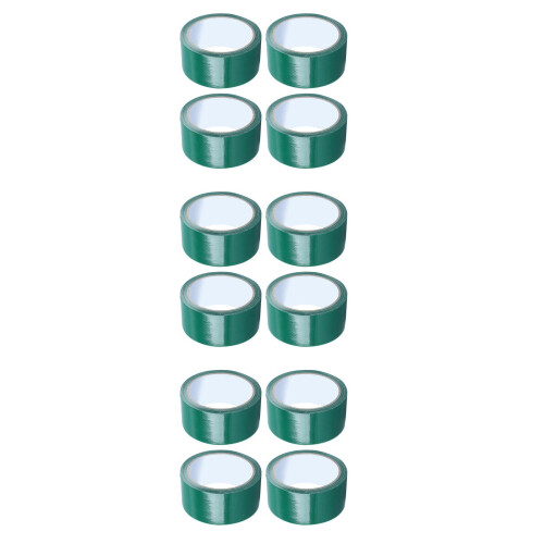 12Rouleaux Ruban Adhésif Tissu Renforcé Vert Usage Décor Cadeaux