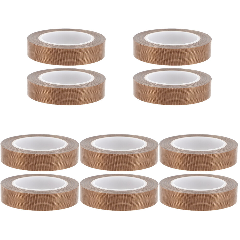 10Rolls Coffee High Temp Ptfe Sealing Tape For Hand Vacuum Sealers 303282044855