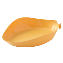 Gele Dessert Tray PP Voor Fruit Snoep Stevig En