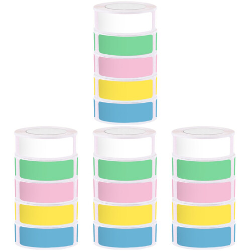 20Rolls Thermal Stickers for Printer Self Adhesive Name Tag Labels