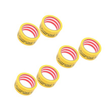 6Rolls Static Warning Tape Self Adhesive Yellow Caution Tape for Labs