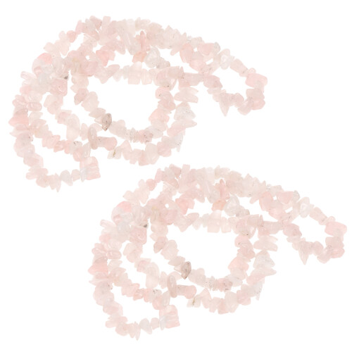 2Stringrosaechtekristallsteine Perlen Für Armband Halskette