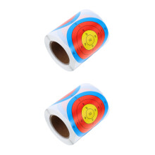 2Rollen Fluorescerende Doelplakken Papier Voor Schiettraining Buiten