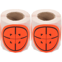2Rollen Zielsticker Set Selbstklebend Orange Kunststoff