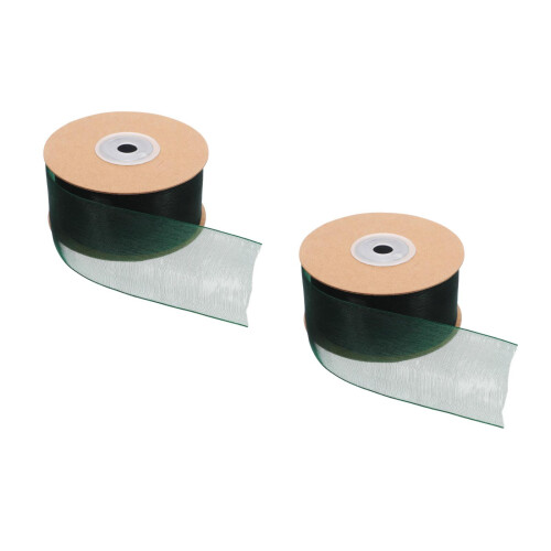 2Rouleaux Vert En Chiffon Pour ,