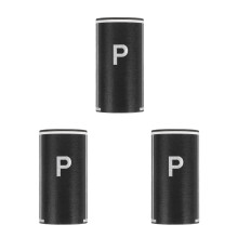 3Rolls Black DIY Paper Parking Lot Tape for Creative Miniature Decor