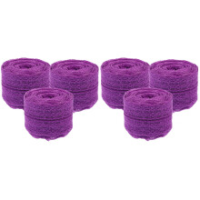 6Rollen Paarse Kantlinten Geschikt Voor Feest En Kleding Decor