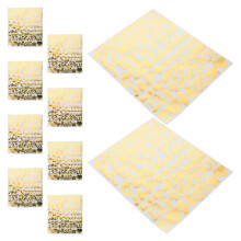 10Vellen Gouden Peel & Stick Letters Stickers Voor Creatieve Projecten