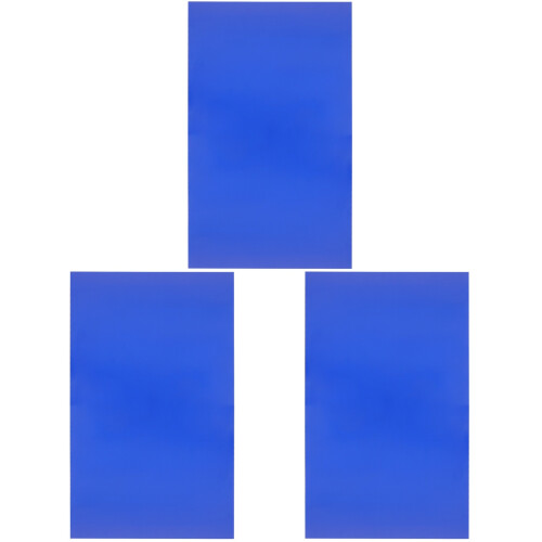 3Feuilles Vinyle Transfert Thermique Bleu Tpu Résistant Pour Textile