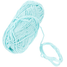 2Rolls Blue Comfortable Knitting Yarn Glow in Dark DIY Craft Supplies
