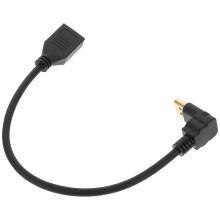 1 Extension Noir 4K Male-Female Gainé PVC Durable
