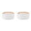 2Rolls Flexible White PVC Peel and Stick Wall Edge Trim Self-Adhesive 1
