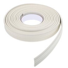 5Rolls White Eva Peel and Stick Flexible Floor and Wall Trim Molding