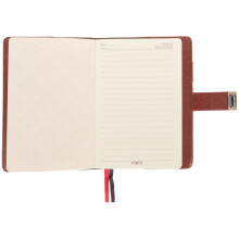 1Carnet De Bureau Marron En Cuir, Planificateur D'étude Multiusage