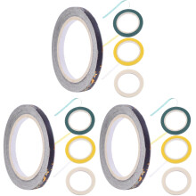 12Rolls Hand Tearable Paper Tape for Classroom Whiteboard Accessories