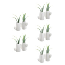 10Pcs De Resina Branca Para Acessórios De 1:12