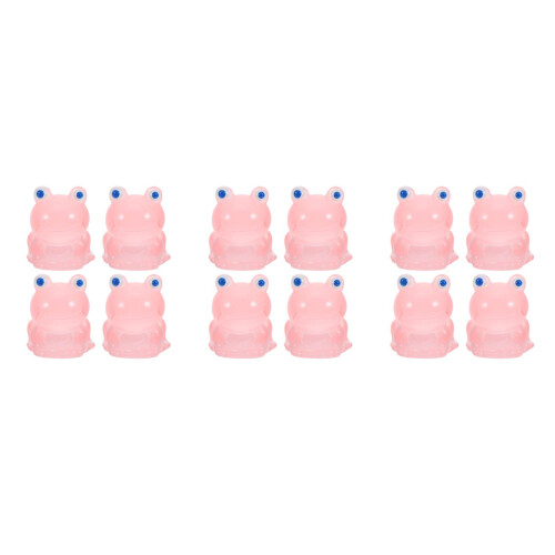 12Pcs Mini Rosa Resinados Para Decoração E Paisagem Micro