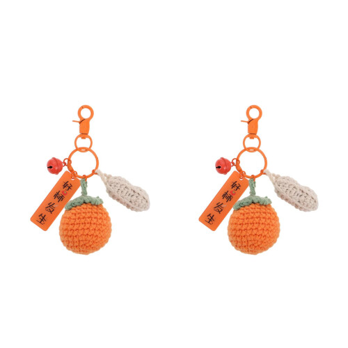 2Pcs Pendente Handmade De Crochê Para E De Carro