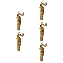 5Pcs Latão Durável Elefante, Ornamento Portátil Para Uso