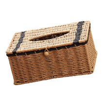 Bac de rangement de Style rotin durable, pour serviettes et-5