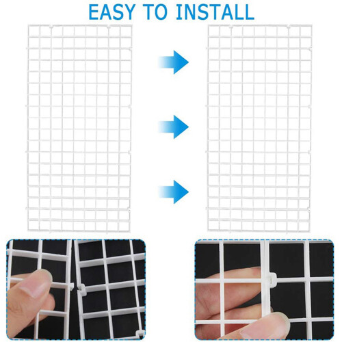 30PCS Aquarium Divider Fish Tank Divider Filter Grids Separation Grid Tray Isolation Board Grid with 60 PCS Sucker Clips 2