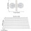 30PCS Aquarium Divider Fish Tank Divider Filter Grids Separation Grid Tray Isolation Board Grid with 60 PCS Sucker Clips 6
