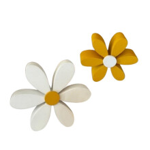 Ensemble de 2 présentoirs floraux en bois, sur le thème des-S