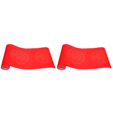 2Rollen Rood Nieuwjaar Schrijf Papier Chinese Kalligrafie DIY Papieren