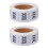 6Rolls Round Clothing Size Sticker Label Multi-Color Adhesive 1
