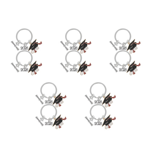 10Pcs Chaveiro Colorido Acessório Casa 1