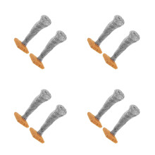 8Pcs Estatueta Resina Tornado Para Decoração De
