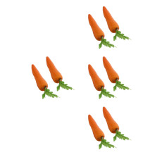 20Pcs Cenouras Falsas Simulação Vegetal Decoração Para Festas