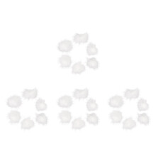24Pcs Acessórios Pompom Para Mochilas, Chapéus E Roupas