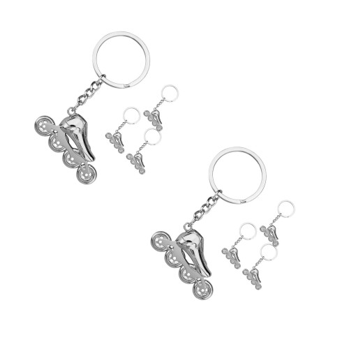 8Pcs Pingentes De 3D De Zinco Para Chaves