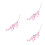 3Pcs Ramos De Flores De Artificial Rosa Para Decor 1