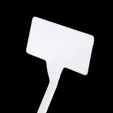 Gardens Planting Tools 150 Pcs Bonsai Plastic Plant Labels Garden Labels T-Type Upturned Garden Tags Upturned White
