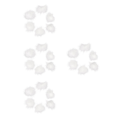 24Pcs Acessórios Pompom Para Mochilas, Chapéus E Roupas 2