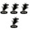 4Pcs De Cabeça Flapper Pretas Para Ocasiões Especiais 2